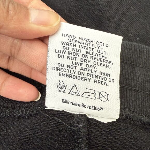 Billionaire Boys Club Cadet Jogger Sweatpants Small Black Lounge Logo Spellout - Picture 8 of 11